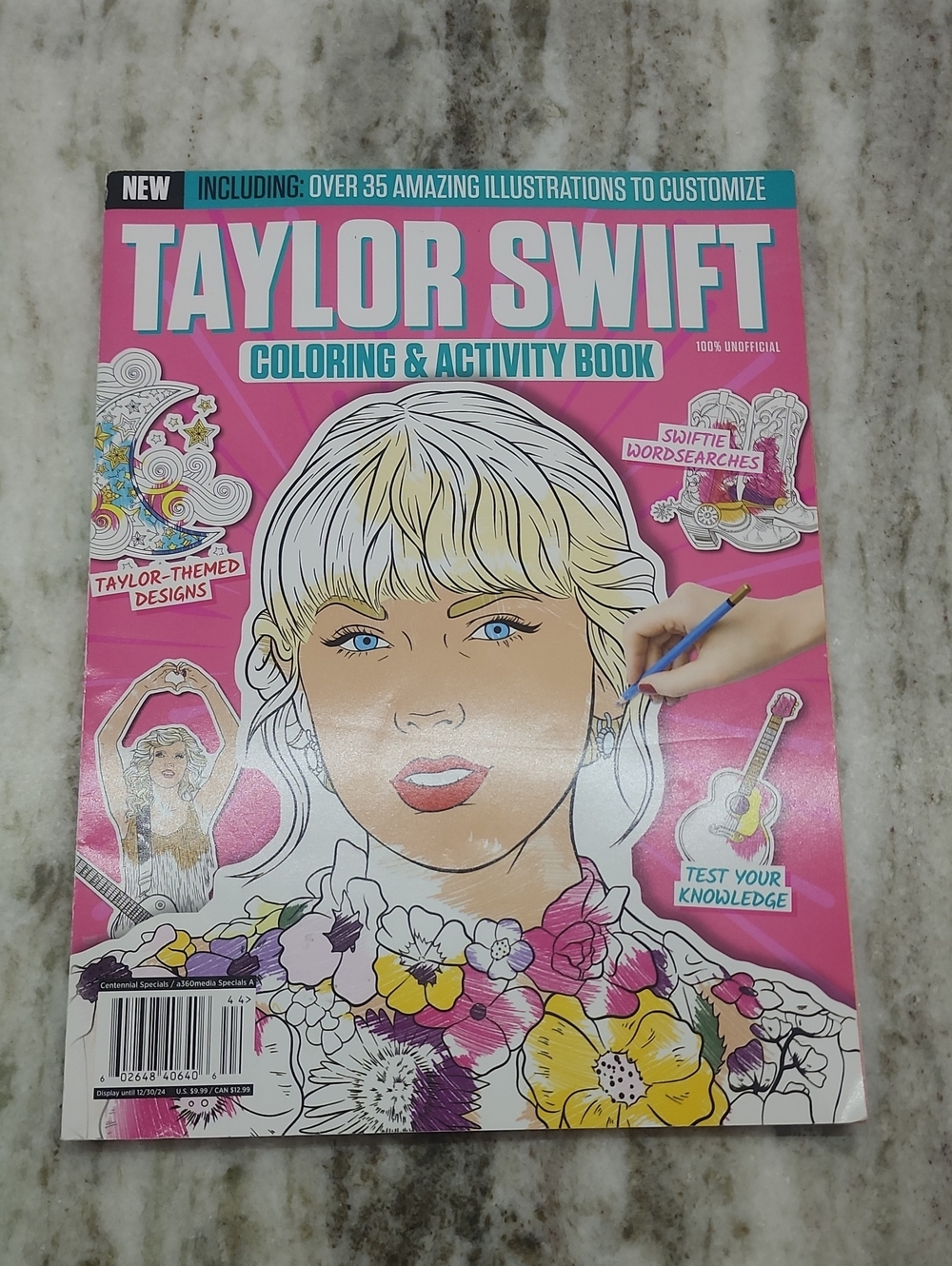 Taylor Swift Coloring & Activity Book - Pink